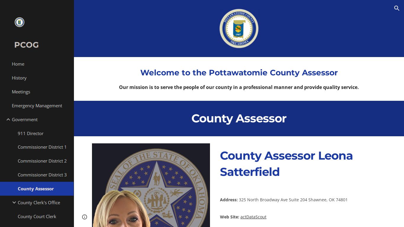 PCOG - County Assessor - Pottawatomie County, Oklahoma